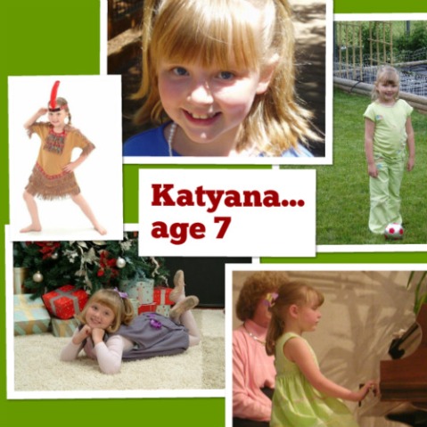 2006: Katyana at the age of 7