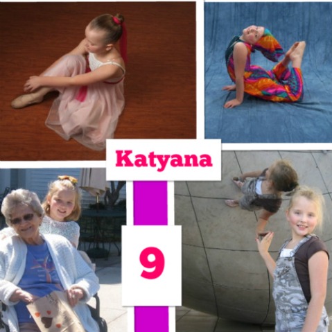 2008: Katyana at the age of 9.